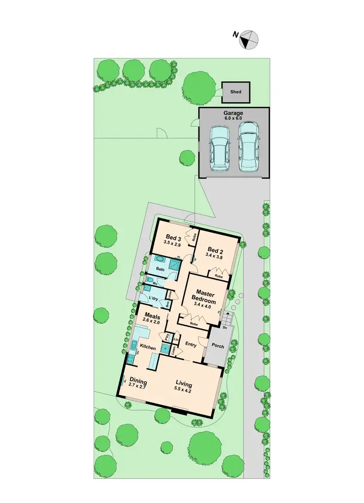 Floorplan of Homely house listing, 12 Fitzroy Street, Kilmore VIC 3764
