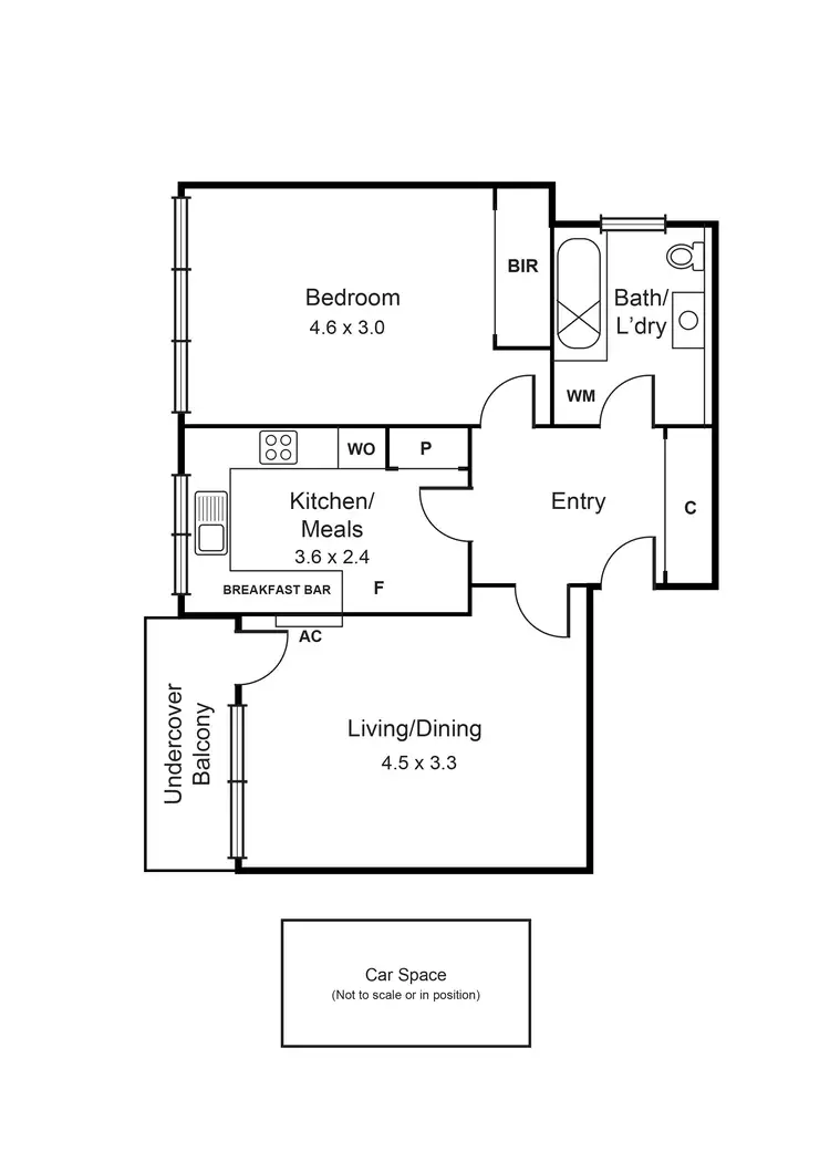 Floorplan of Homely apartment listing, 6/14 Yendon Road, Carnegie VIC 3163