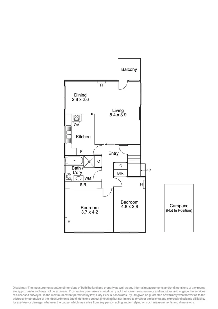 Floorplan of Homely apartment listing, 4/10 St Aubins Avenue, Caulfield North VIC 3161