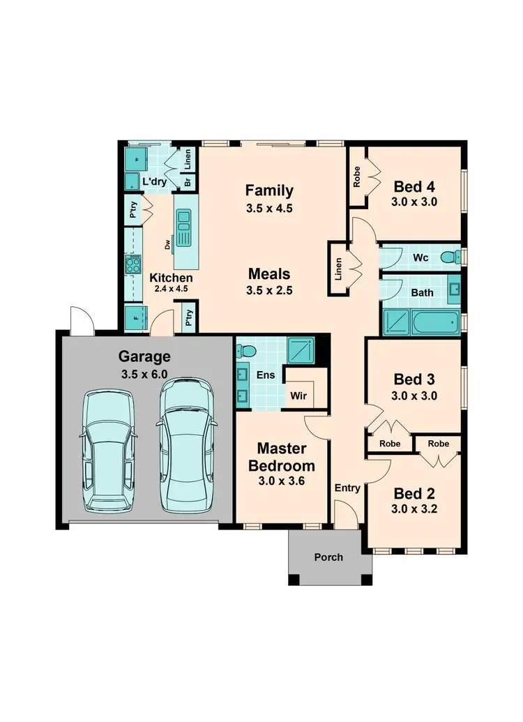Floorplan of Homely house listing, 62 Rupert Street, Broadford VIC 3658