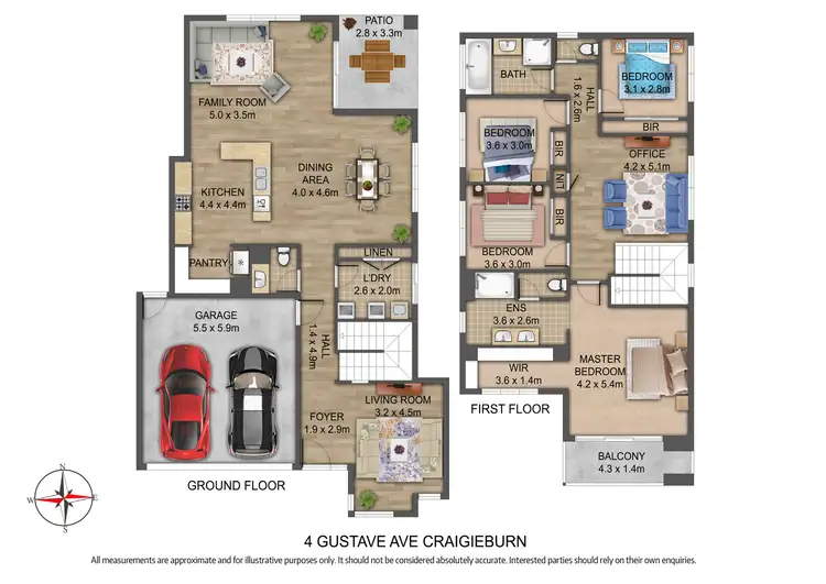 Floorplan of Homely house listing, 4 Gustave Avenue, Craigieburn VIC 3064