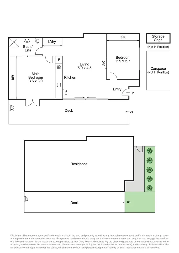 Floorplan of Homely apartment listing, 6/269 Grange Road, Ormond VIC 3204