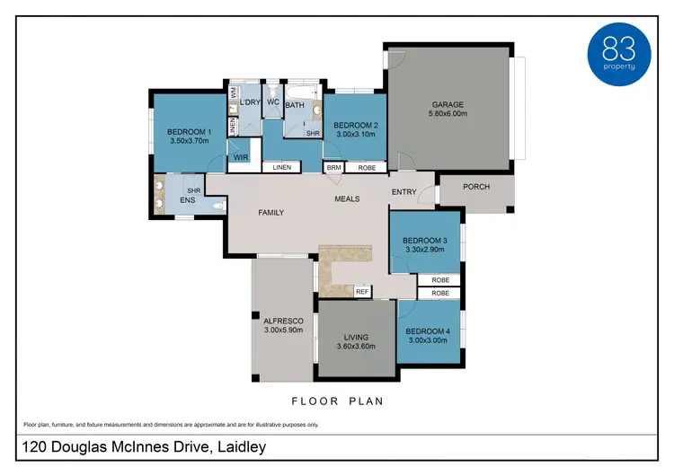 Floorplan of Homely house listing, 120 Douglas Mcinnes Drive, Laidley QLD 4341