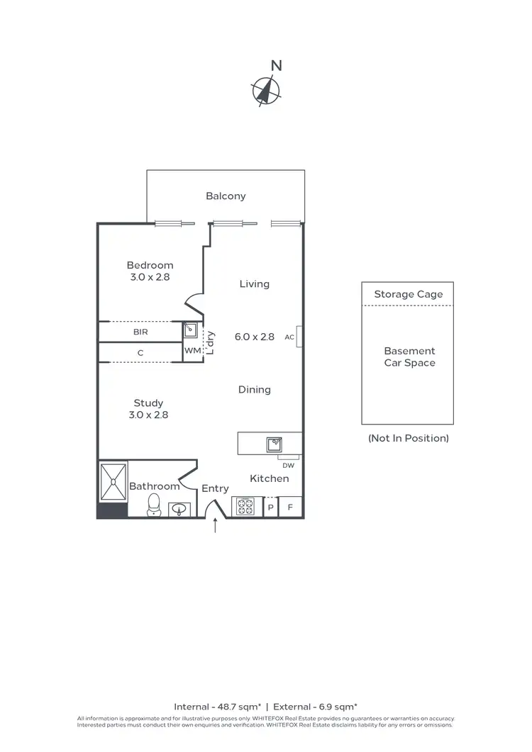 Floorplan of Homely apartment listing, 511/3 Olive York Way, Brunswick West VIC 3055