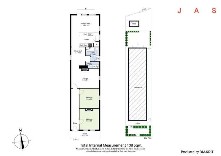 Floorplan of Homely house listing, 3 The Crescent, Footscray VIC 3011