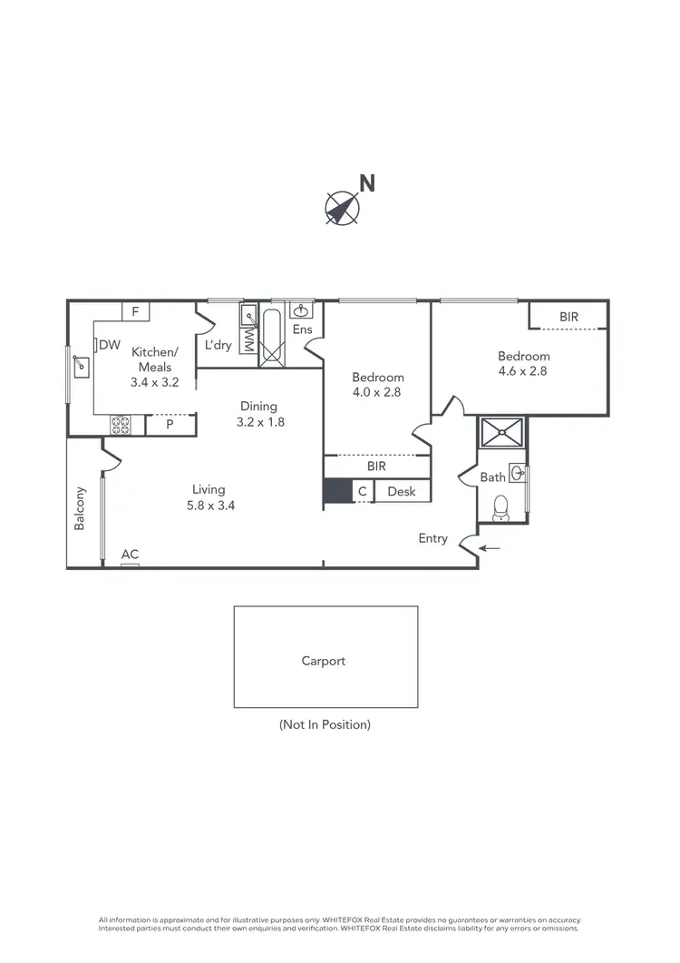 Floorplan of Homely apartment listing, 11/19 Mitford Street, St Kilda VIC 3182