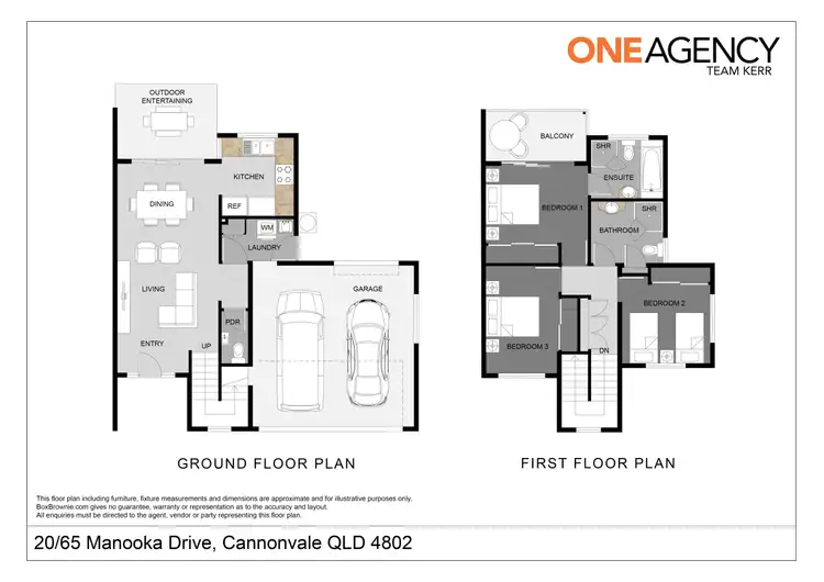 Floorplan of Homely townhouse listing, 20/65 Manooka Drive, Cannonvale QLD 4802