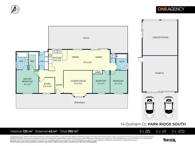 Floorplan of Homely house listing, 14-16 Durham Court, Park Ridge South QLD 4125