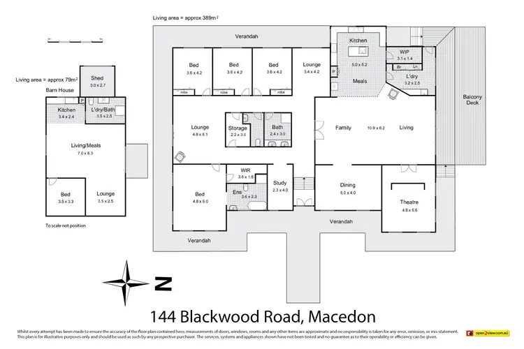 Floorplan of Homely house listing, 144 Blackwood Road, Macedon VIC 3440
