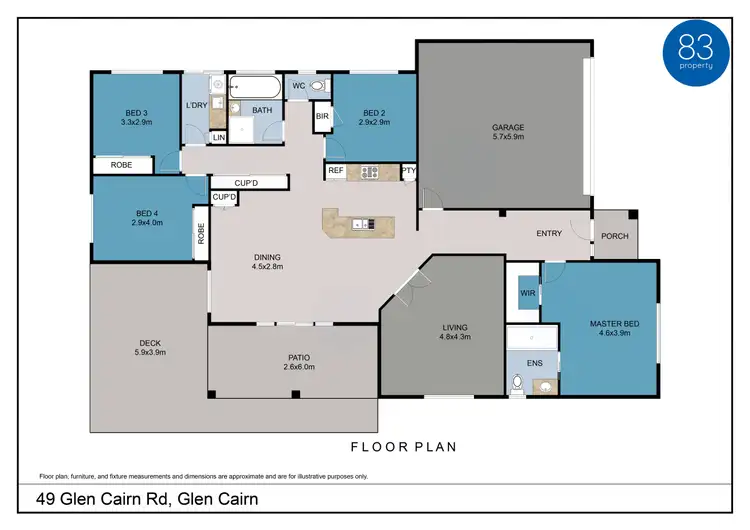 Floorplan of Homely rural property listing, 49 Glen Cairn Road, Glen Cairn QLD 4342