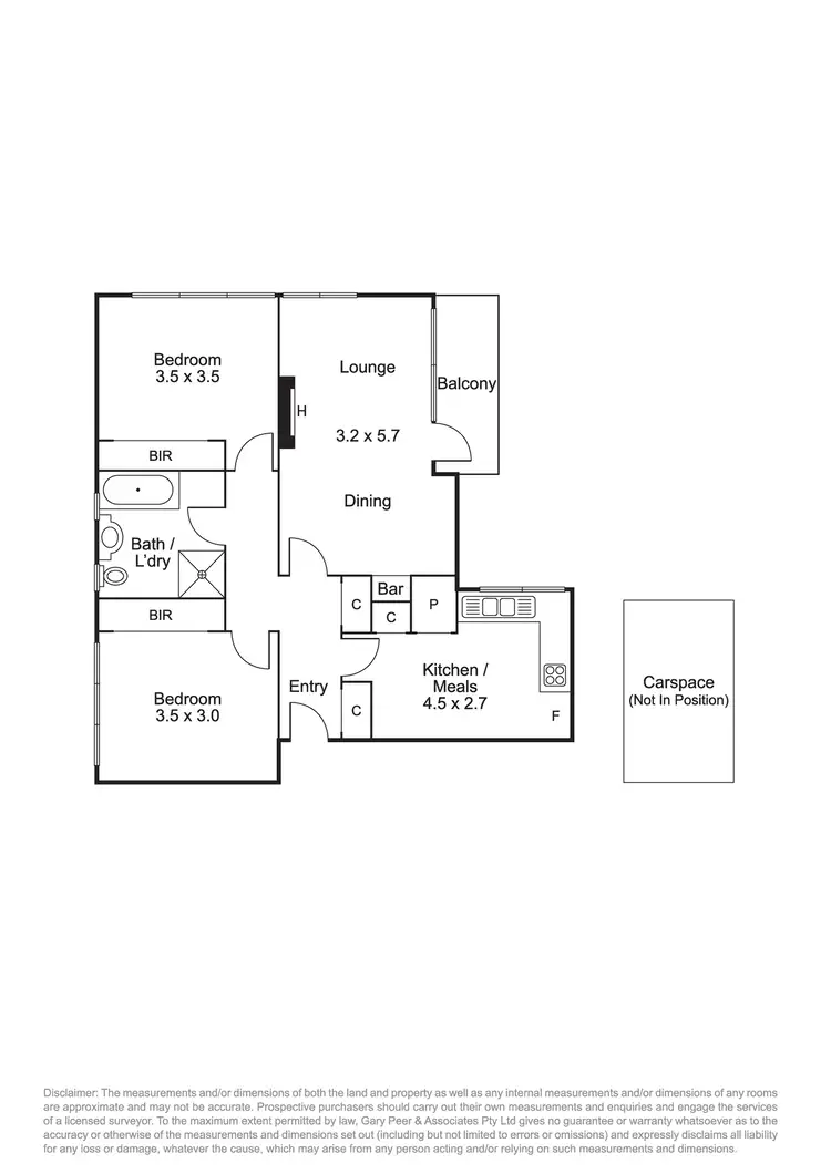 Floorplan of Homely apartment listing, 7/40 Northcote Avenue, Caulfield North VIC 3161