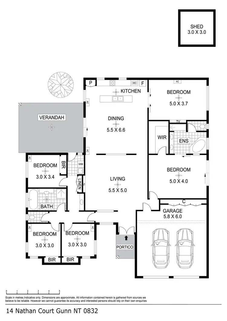 Floorplan of Homely house listing, 14 Nathan Court, Gunn NT 832