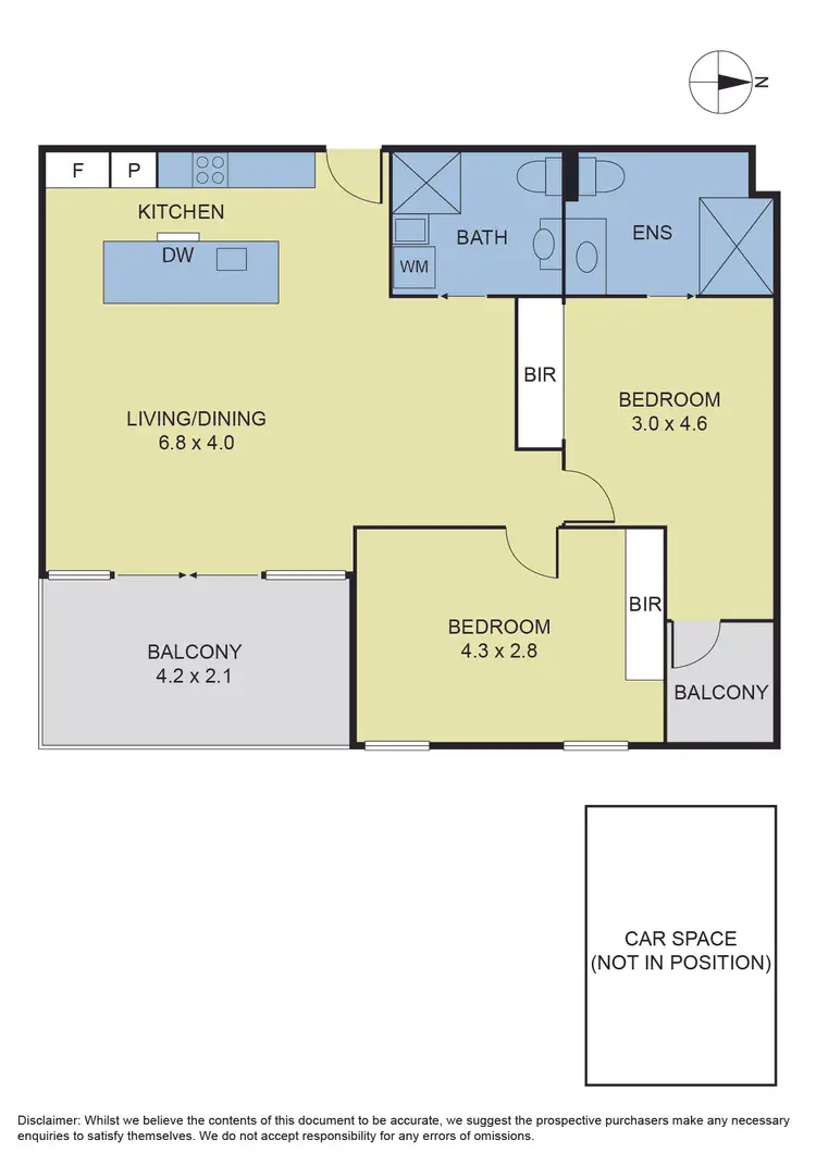 Floorplan of Homely apartment listing, 310/278 Charman Road, Cheltenham VIC 3192