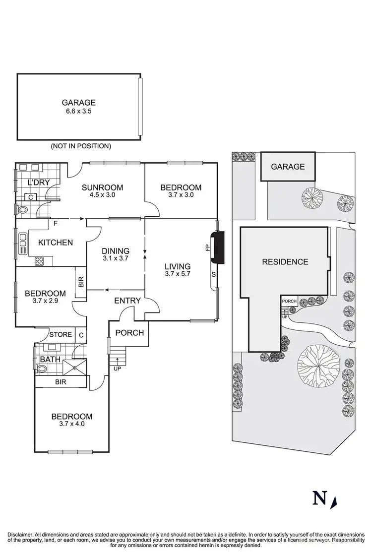 Floorplan of Homely house listing, 10 Clive Street, Mitcham VIC 3132