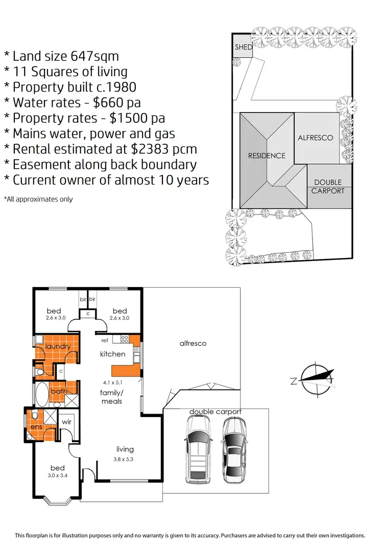 Floorplan of Homely house listing, 40 Bayvista Rise, Somerville VIC 3912