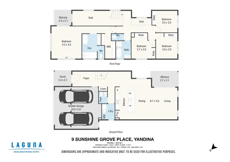 Floorplan of Homely house listing, 9 Sunshine Grove Place, Yandina QLD 4561