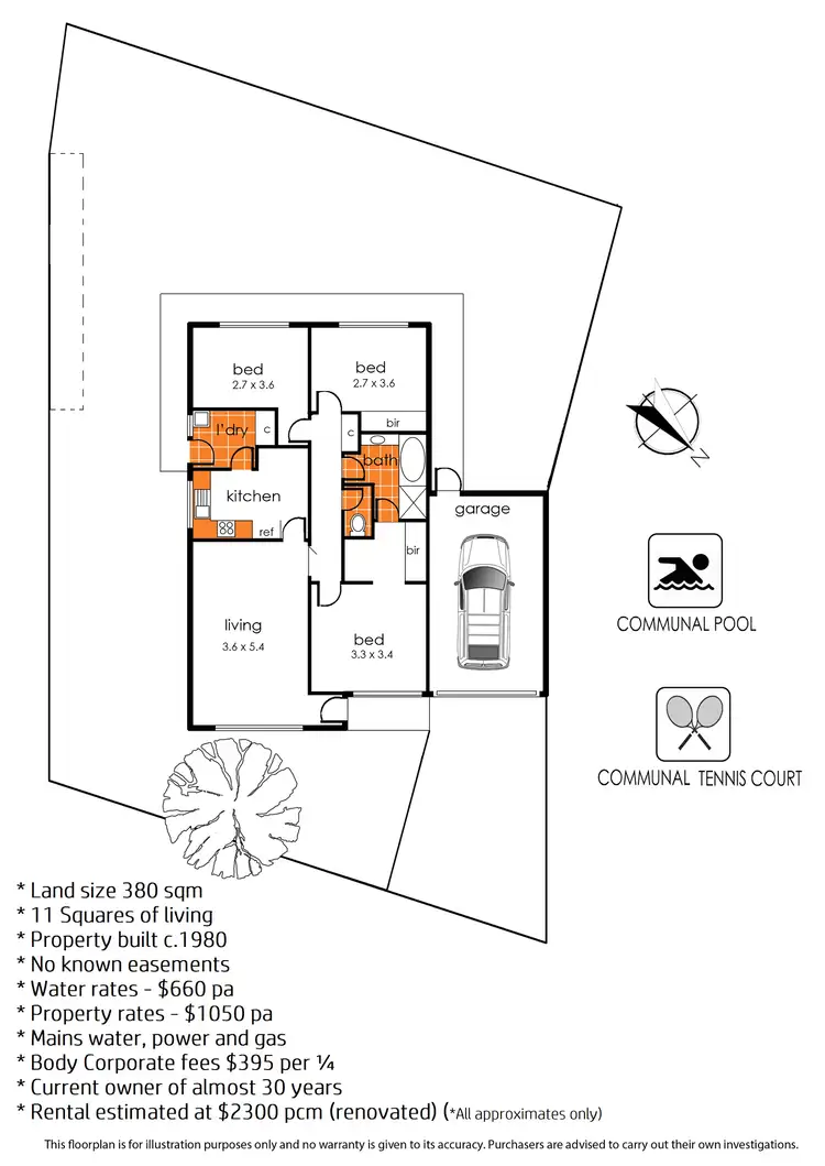 Floorplan of Homely unit listing, 19/1034 Nepean Highway, Mornington VIC 3931