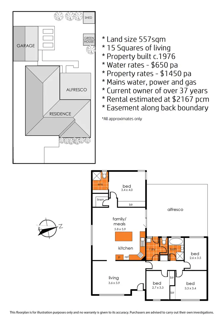 Floorplan of Homely house listing, 12 Gibson Avenue, Tyabb VIC 3913
