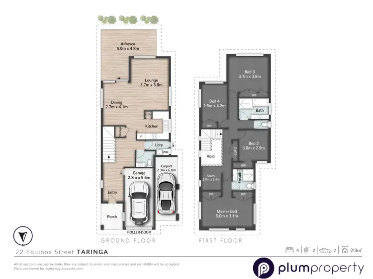 Floorplan of Homely house listing, 22 Equinox Street, Taringa QLD 4068
