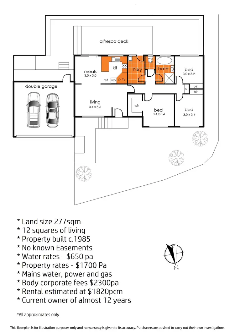 Floorplan of Homely unit listing, 23/311-317 Cranbourne Road, Frankston VIC 3199