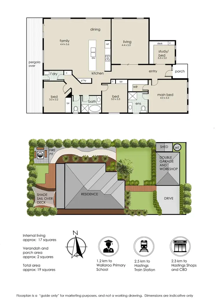 Floorplan of Homely house listing, 11 Victor Drive, Hastings VIC 3915