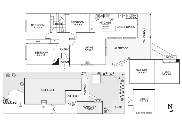 Floorplan of Homely house listing, 33A William Street, Oakleigh VIC 3166