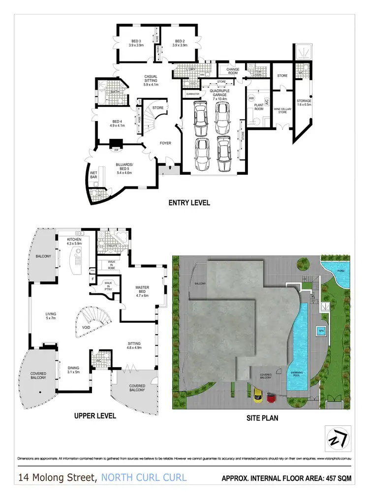 Floorplan of Homely house listing, 14 Molong Street, North Curl Curl NSW 2099