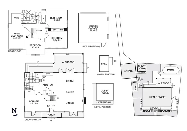 Floorplan of Homely house listing, 5 Royal Troon Avenue, Heatherton VIC 3202