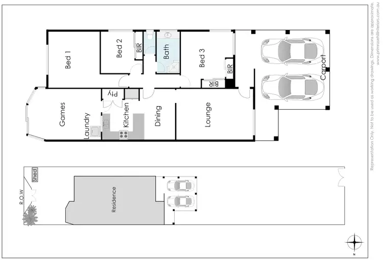 Floorplan of Homely house listing, 43A Harvey Street, Mosman Park WA 6012
