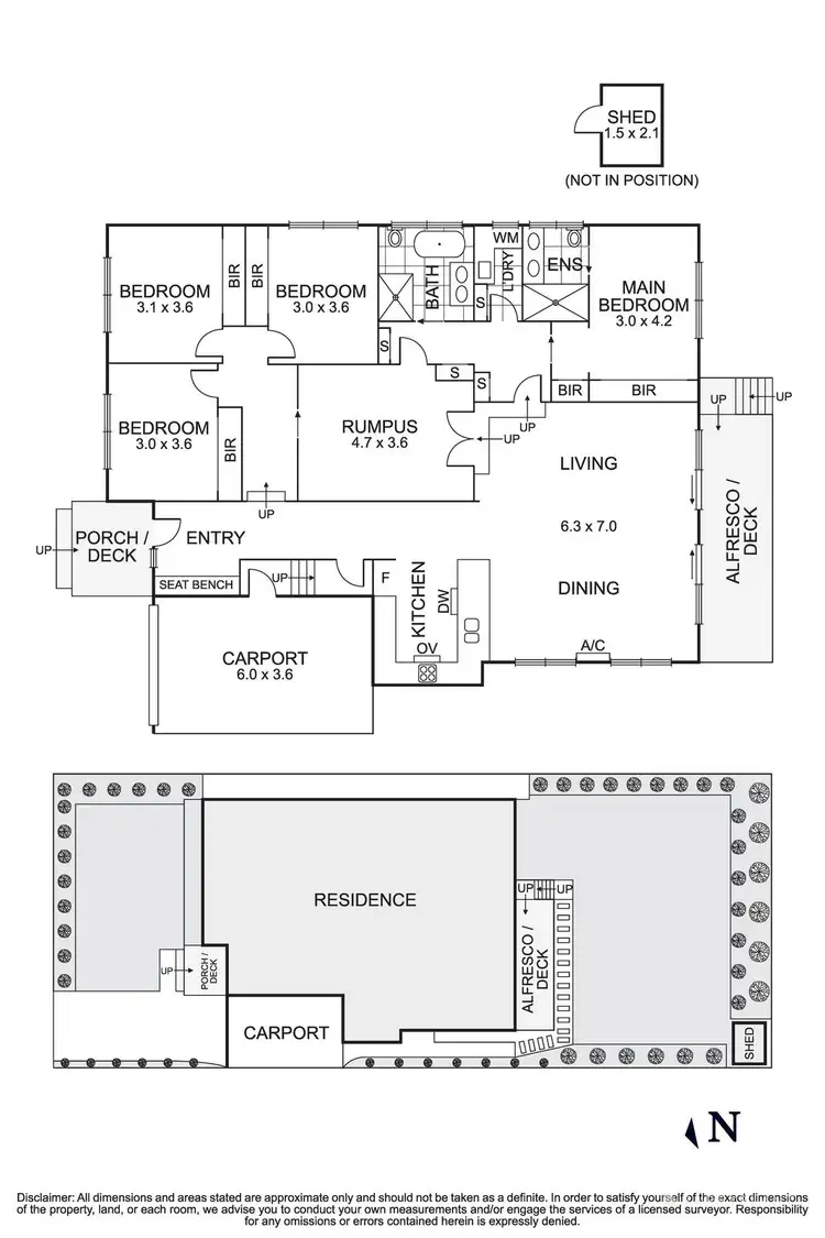 Floorplan of Homely house listing, 22 Martins Lane, Viewbank VIC 3084
