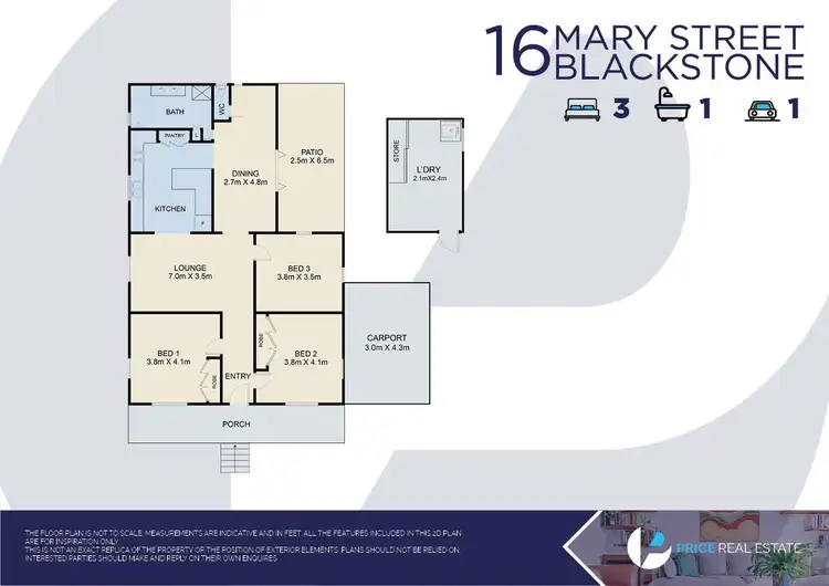 Floorplan of Homely house listing, 16 Mary Street, Blackstone QLD 4304