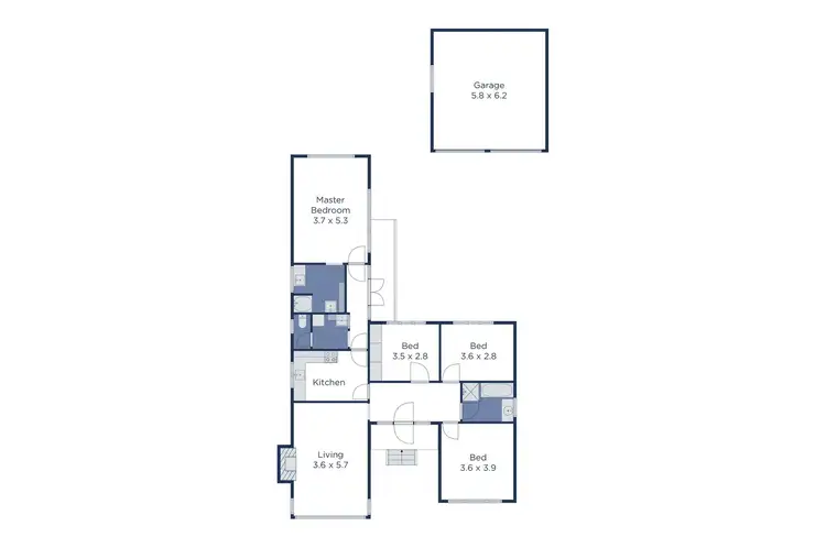 Floorplan of Homely house listing, 8 Hartigan Street, Blackburn VIC 3130