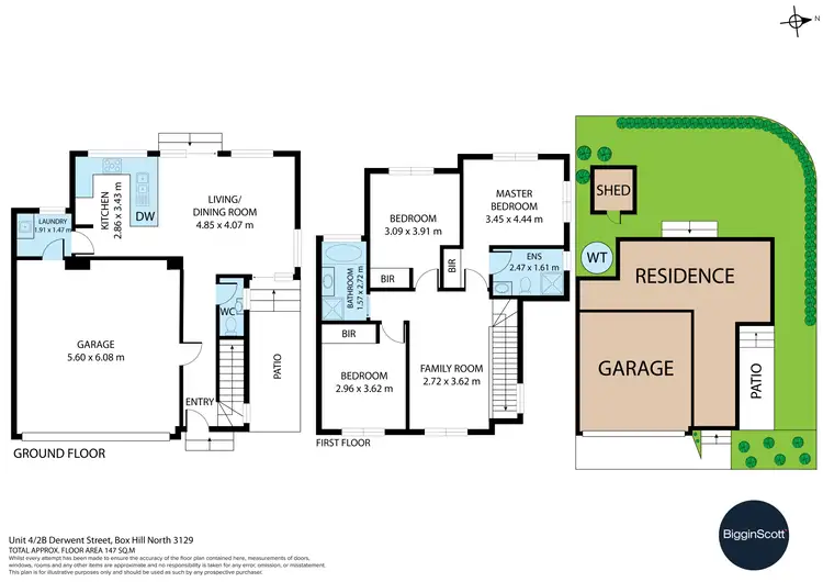 Floorplan of Homely townhouse listing, 4/2B Derwent Street, Box Hill North VIC 3129