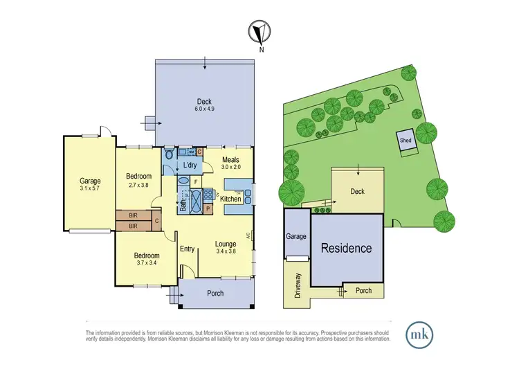 Floorplan of Homely unit listing, 3/20 Fyffe Street, Diamond Creek VIC 3089