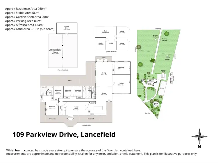 Floorplan of Homely rural property listing, 109 Parkview Drive, Lancefield VIC 3435