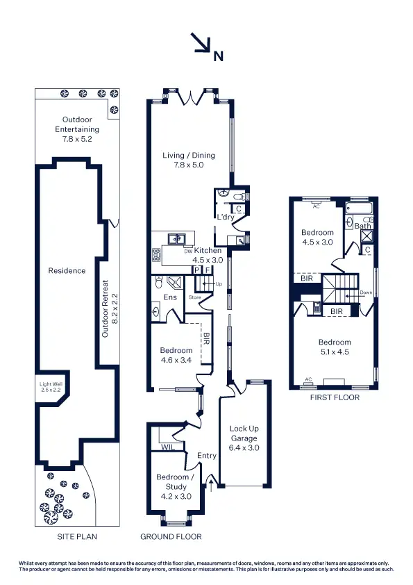 Floorplan of Homely house listing, 205A Douglas Parade, Newport VIC 3015