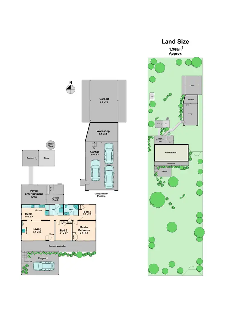 Floorplan of Homely house listing, 13 Bridge Street, Pyalong VIC 3521