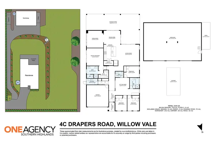 Floorplan of Homely house listing, 4C Drapers Road, Willow Vale NSW 2575