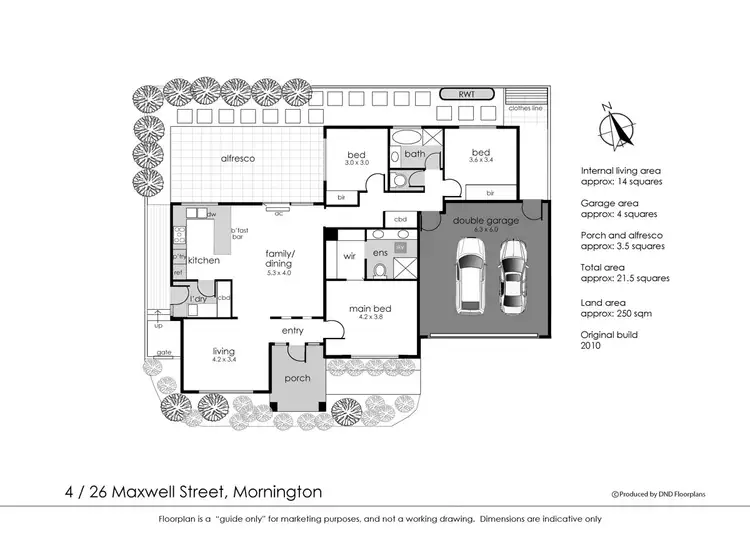 Floorplan of Homely unit listing, 4/26 Maxwell Street, Mornington VIC 3931