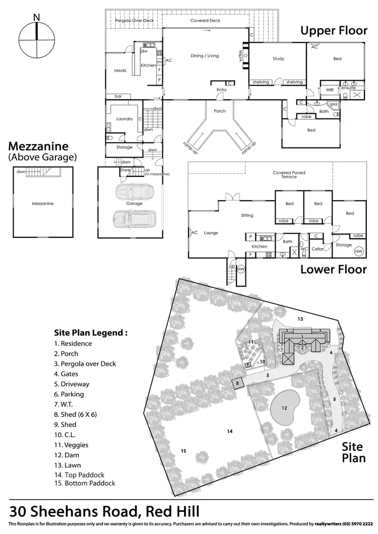Floorplan of Homely rural property listing, 30 Sheehans Road, Red Hill VIC 3937