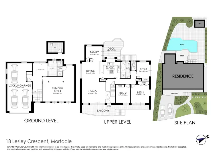 Floorplan of Homely house listing, 18 Lesley Crescent, Mortdale NSW 2223