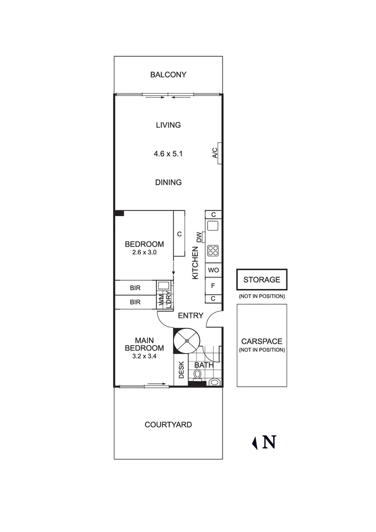 Floorplan of Homely apartment listing, 211/7 King Street, Prahran VIC 3181