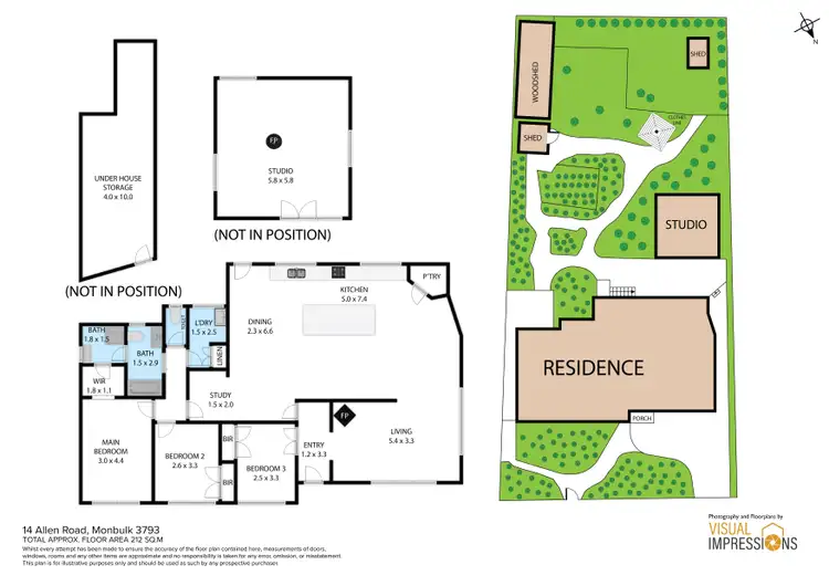 Floorplan of Homely house listing, 14 Allen Road, Monbulk VIC 3793