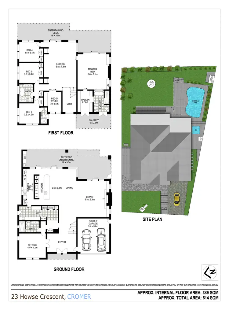 Floorplan of Homely house listing, 23 Howse Crescent, Cromer NSW 2099