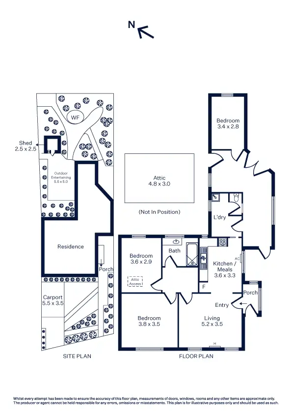 Floorplan of Homely house listing, 10 Fowler Crescent, Newport VIC 3015