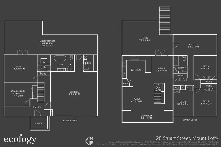 Floorplan of Homely house listing, 28 Stuart Street, Mount Lofty QLD 4350