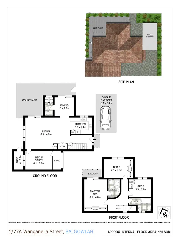Floorplan of Homely house listing, 1/77a Wanganella Street, Balgowlah NSW 2093