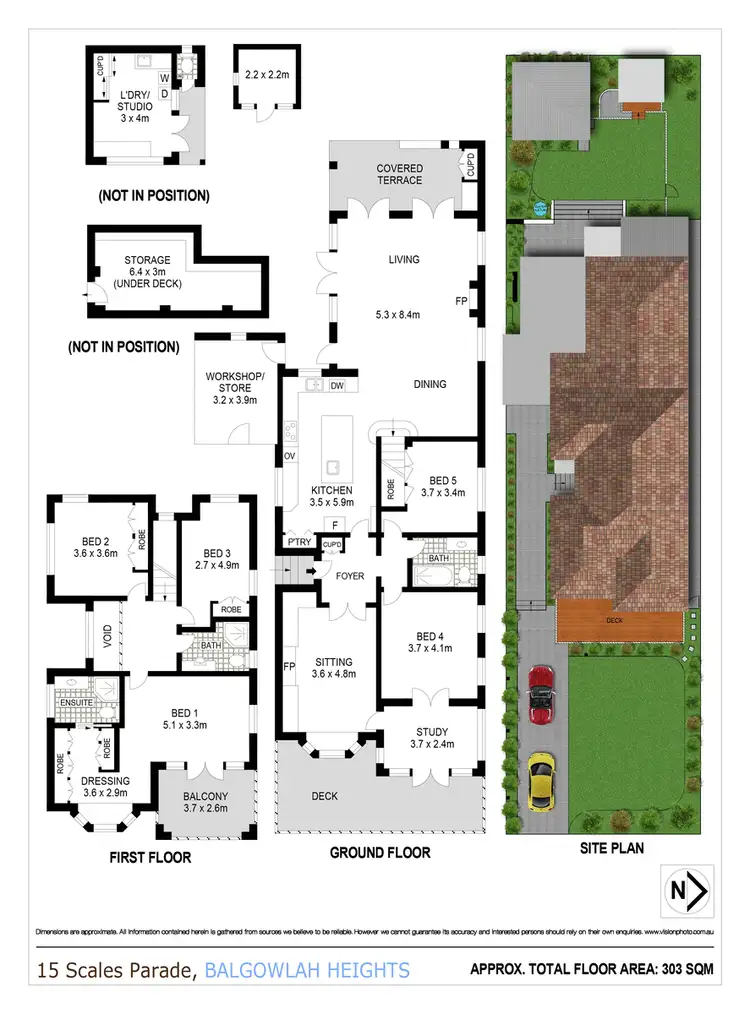 Floorplan of Homely house listing, 15 Scales Parade, Balgowlah Heights NSW 2093