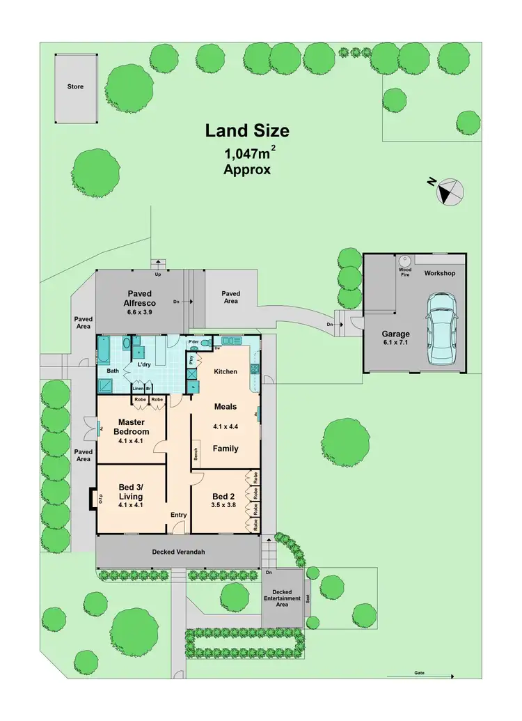 Floorplan of Homely house listing, 22 Allan Street, Kilmore VIC 3764