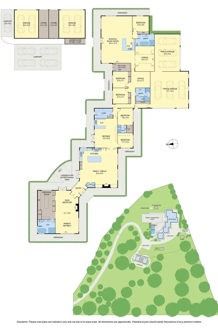 Floorplan of Homely house listing, 90 Bells Hill Road, Research VIC 3095
